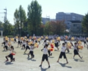 体育参観３年２